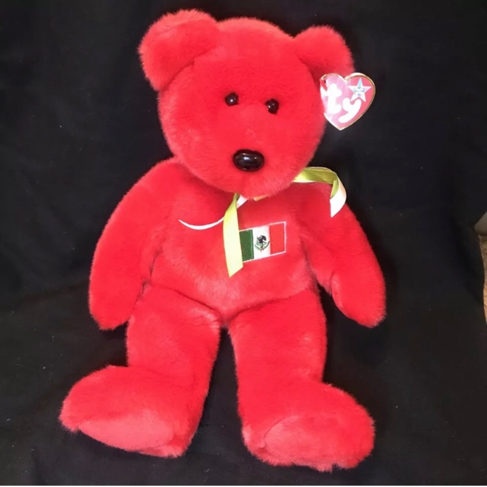 Osito the Mexican flag bear Ty Beanie Baby
